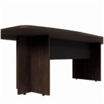 Mesa de Reunião Diretoria ABAULADA – 2,80×1,20m MARSALA/PRETO – 21016 CADEIRAS RENOVA 9