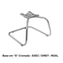 Base em “S” CROMADA – ROAL – 42108 CADEIRAS RENOVA 2