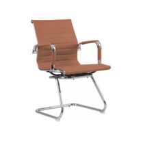 Cadeira Presidente Charles Eames Esteirinha FIXA – CARAMELO – 32884 CADEIRAS RENOVA