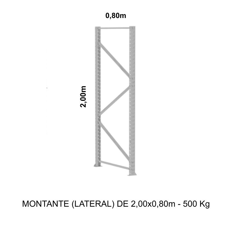 MONTANTE PP FACIL 2048X800X70MM – CSM – 11083 CADEIRAS RENOVA