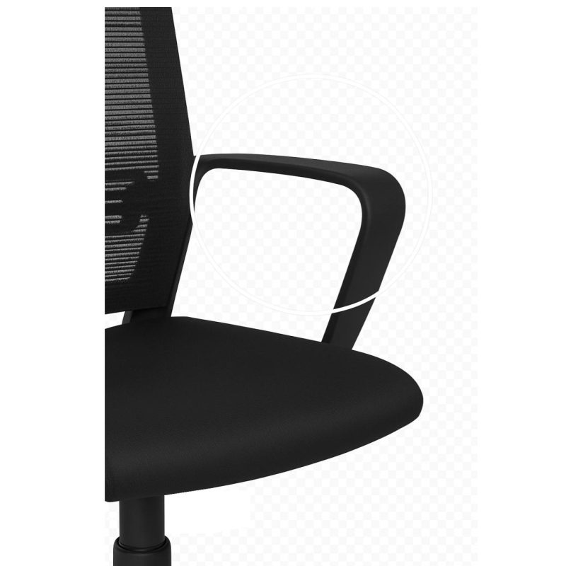 Cadeira de Escritório Diretor Tela MAYA c/ braço – Cor Preto – 34029 CADEIRAS RENOVA 7