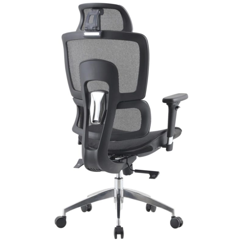 Cadeira de Escritório Presidente Tela ÉVORA – Cor Preto – 30065 CADEIRAS RENOVA 6
