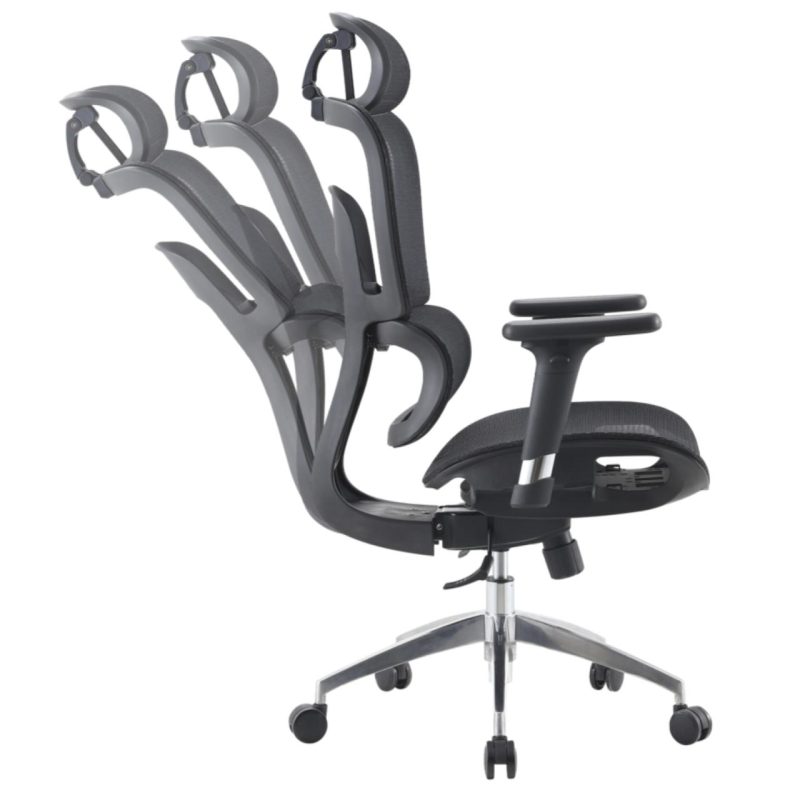 Cadeira de Escritório Presidente Tela ÉVORA – Cor Preto – 30065 CADEIRAS RENOVA 8