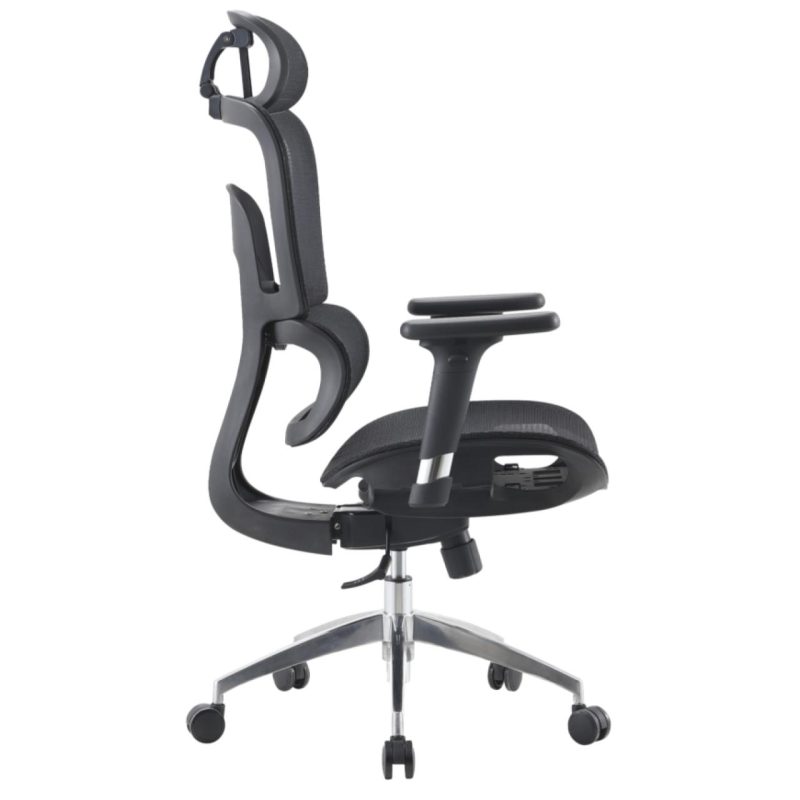 Cadeira de Escritório Presidente Tela ÉVORA – Cor Preto – 30065 CADEIRAS RENOVA 3