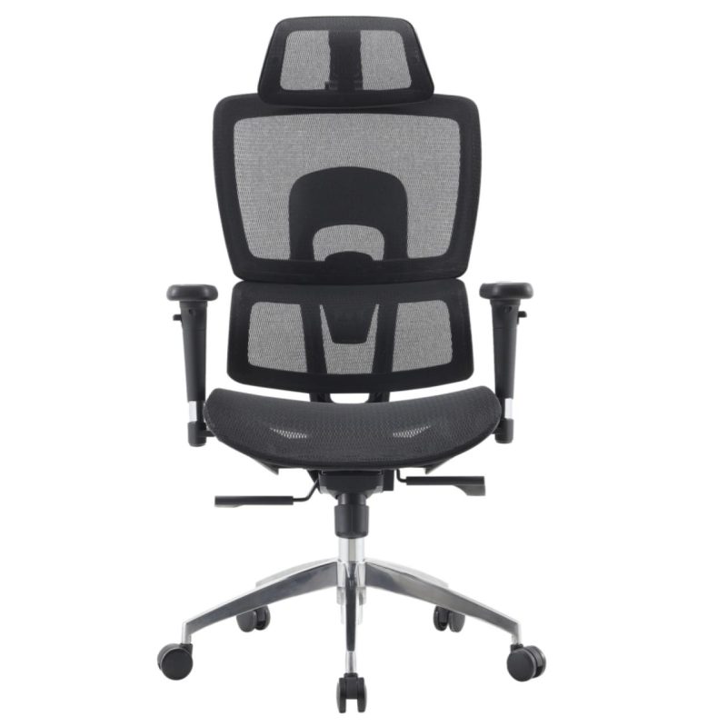 Cadeira de Escritório Presidente Tela ÉVORA – Cor Preto – 30065 CADEIRAS RENOVA 4