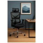 Cadeira de Escritório Presidente Tela TITAN – Cor Preto – 30067 CADEIRAS RENOVA 17