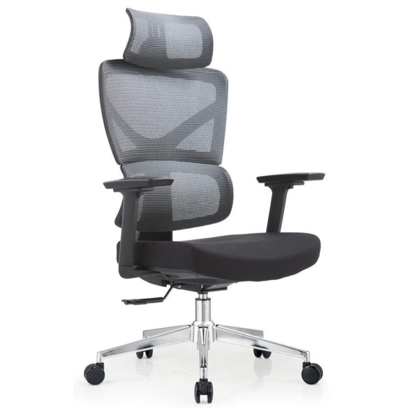 Cadeira de Escritório Presidente Tela TITAN – Cor Preto – 30067 CADEIRAS RENOVA 2