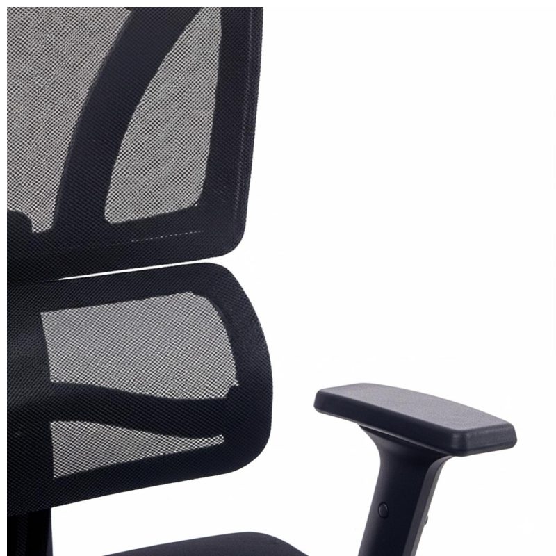 Cadeira de Escritório Presidente Tela ÉDON – Cor Preto – 30066 CADEIRAS RENOVA 8