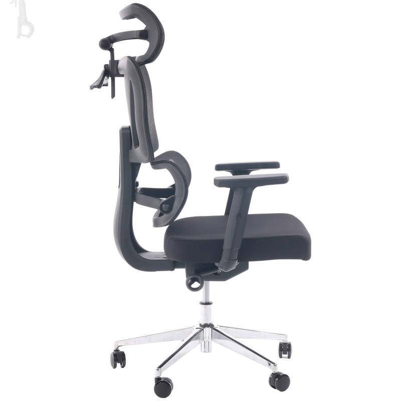 Cadeira de Escritório Presidente Tela ÉDON – Cor Preto – 30066 CADEIRAS RENOVA 4