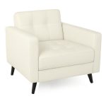 Poltrona para Escritório ROMA 01 Lugar – Corino – Cor NUDE – 60070 CADEIRAS RENOVA 8