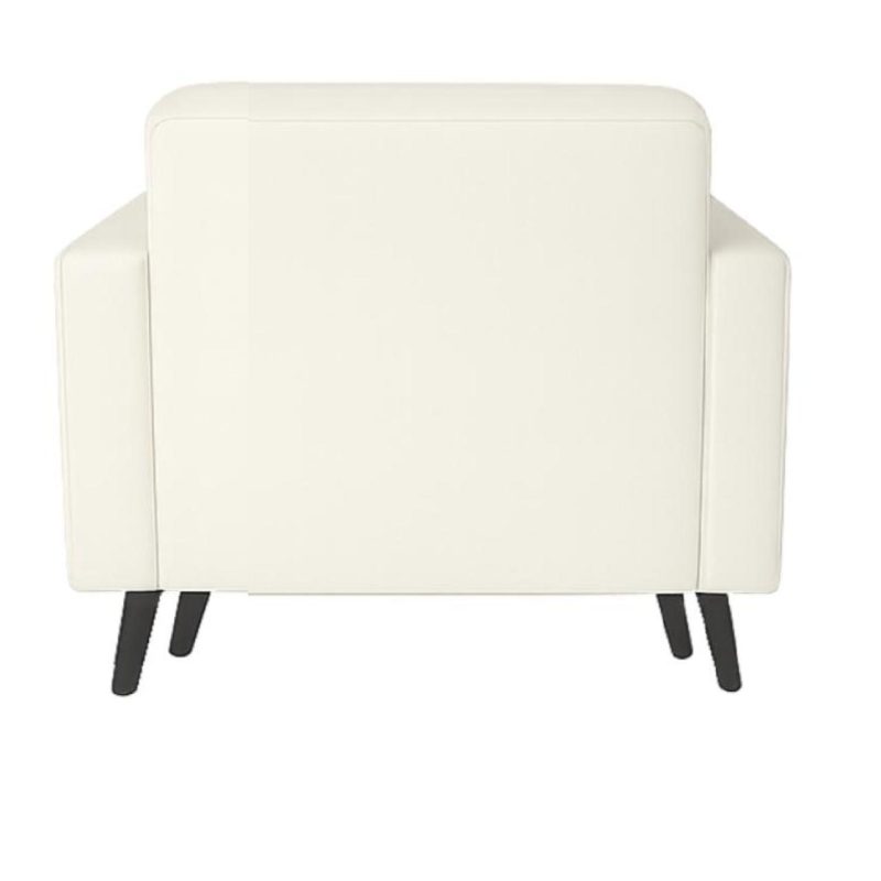 Poltrona para Escritório ROMA 01 Lugar – Corino – Cor NUDE – 60070 CADEIRAS RENOVA 4