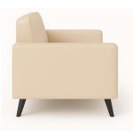 Poltrona para Escritório ROMA 03 Lugar – Corino – Cor AREIA – 60063 CADEIRAS RENOVA 10
