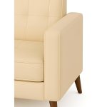 Poltrona para Escritório ROMA 02 Lugar – Corino – Cor AREIA – 60062 CADEIRAS RENOVA 11