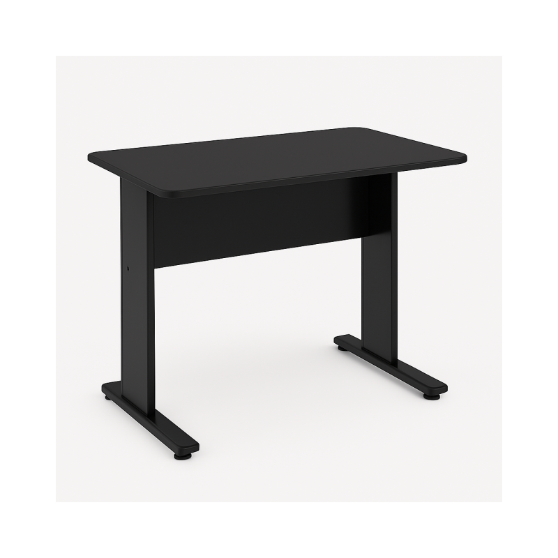 Mesa Escritório 0,80×0,60m – JOB – PRETO/PRETO – 43088 CADEIRAS RENOVA 2