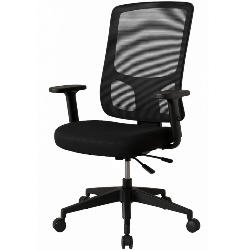 Cadeira de Escritório Tela PRYUS Back System – Cor Preto – 20099 CADEIRAS RENOVA 2