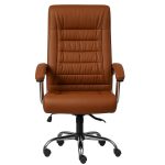 Poltrona Presidente LUXO c/ mola Ensacada – COR CARAMELO – 30059 CADEIRAS RENOVA 12