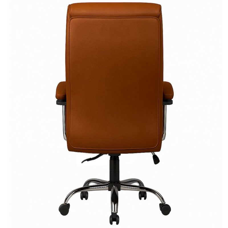 Poltrona Presidente LUXO c/ mola Ensacada – COR CARAMELO – 30059 CADEIRAS RENOVA 5