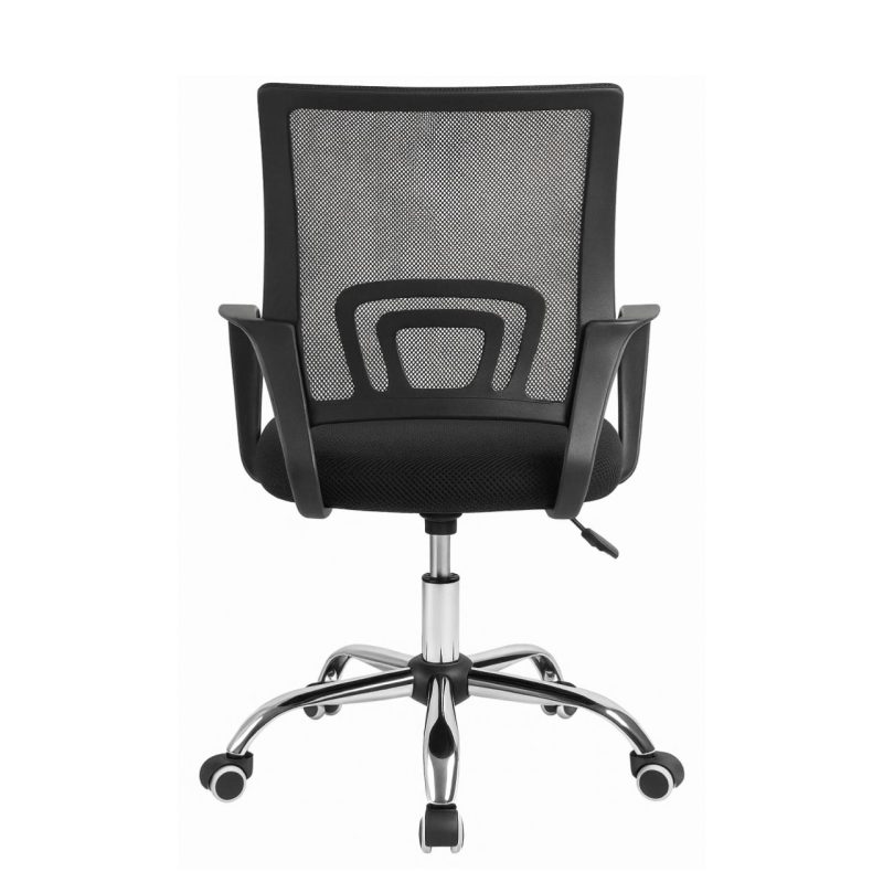 Cadeira de Escritório Tela TURYA c/ braço – Cor Preto – 34044 CADEIRAS RENOVA 4