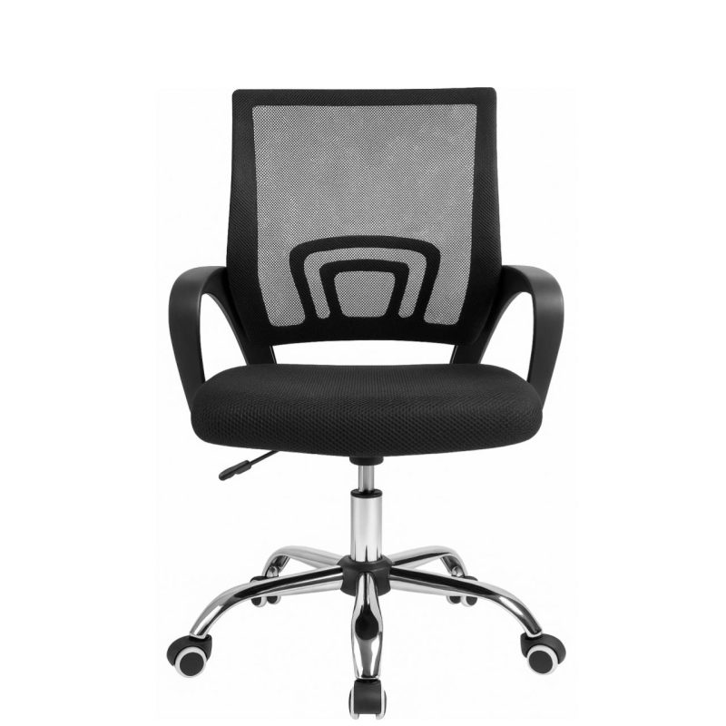 Cadeira de Escritório Tela TURYA c/ braço – Cor Preto – 34044 CADEIRAS RENOVA 5