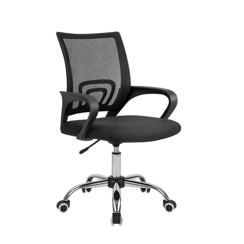 Cadeira de Escritório Tela TURYA c/ braço – Cor Preto – 34044 CADEIRAS RENOVA 2