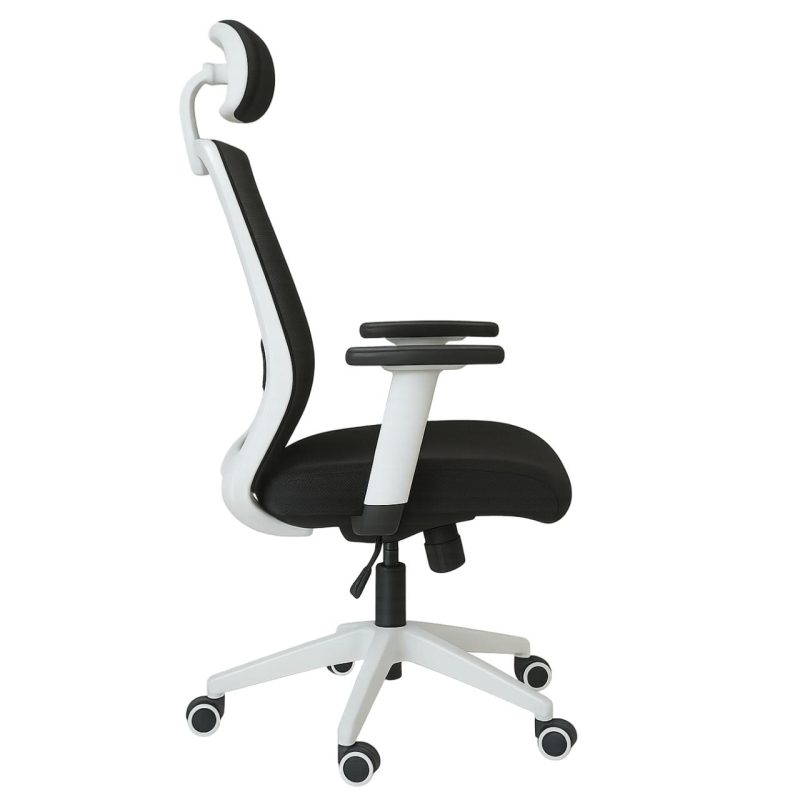 Cadeira de Escritório Tela WAY BRANCA – Cor BRANCA / PTO – 20080 CADEIRAS RENOVA 3
