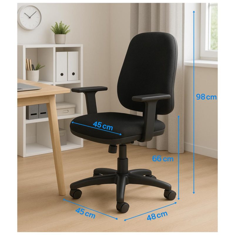 Cadeira de Escritório Ergonômica AXYS – Cor Preta – 20091 CADEIRAS RENOVA 9