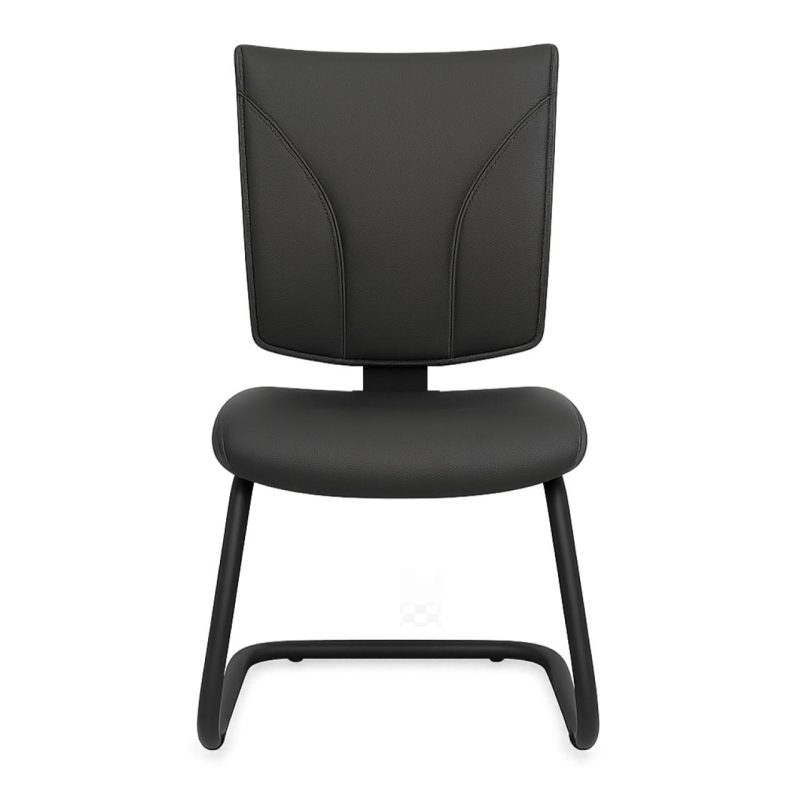 Cadeira de Escritório B-ONE Base em “S” Preta – Corino Preto – 31032 CADEIRAS RENOVA 3