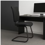 Cadeira de Escritório B-ONE Base em “S” Preta – Corino Preto – 31032 CADEIRAS RENOVA 17