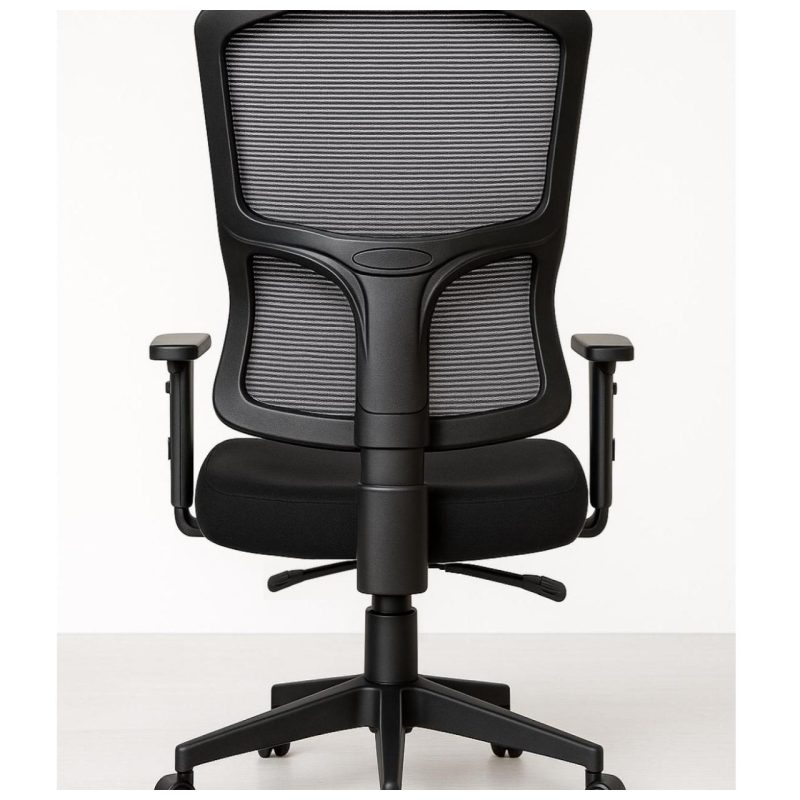 Cadeira de Escritório Tela Pryus PRIME com Regulagem Assento – Cor Preto – 20092 CADEIRAS RENOVA 4