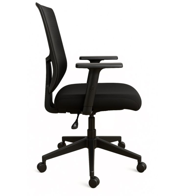 Cadeira de Escritório Tela Pryus PRIME com Regulagem Assento – Cor Preto – 20092 CADEIRAS RENOVA 7