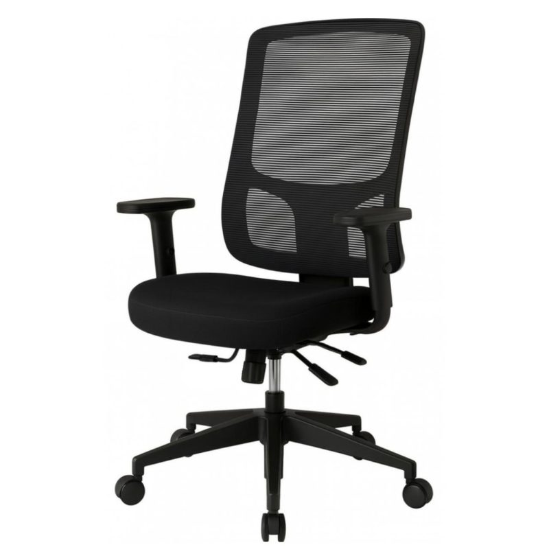 Cadeira de Escritório Tela Pryus PRIME com Regulagem Assento – Cor Preto – 20092 CADEIRAS RENOVA 8