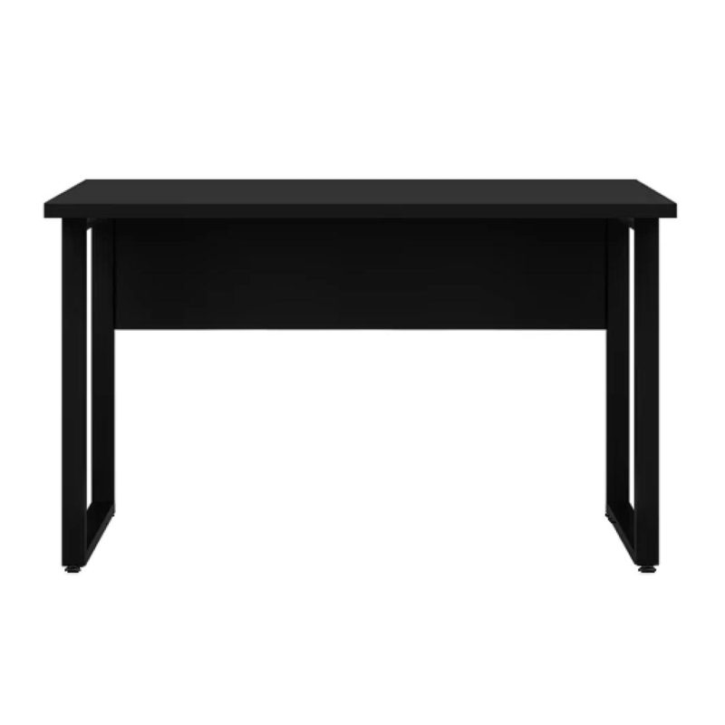 Mesa Escritório PÉ QUADRO – 1,20×0,60m – S/ Gavetas – PRETO / PRETO – 26001 CADEIRAS RENOVA 3