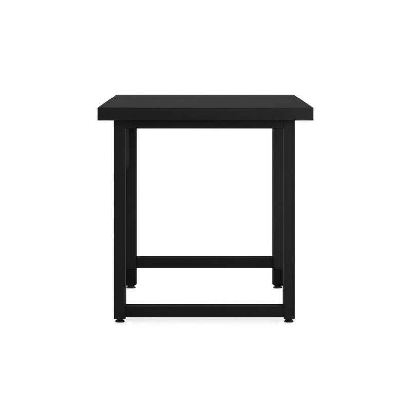 Mesa Escritório PÉ QUADRO – 1,20×0,60m – S/ Gavetas – PRETO / PRETO – 26001 CADEIRAS RENOVA 6