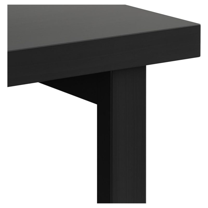 Mesa Escritório PÉ QUADRO – 1,20×0,60m – S/ Gavetas – PRETO / PRETO – 26001 CADEIRAS RENOVA 7