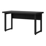 Mesa Escritório PÉ QUADRO – 1,50×0,60m – S/ Gavetas – PRETO / PRETO – 26002 CADEIRAS RENOVA 12