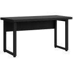 Mesa Escritório PÉ QUADRO – 1,70×0,70m – S/ Gavetas – PRETO / PRETO – 26003 CADEIRAS RENOVA 9