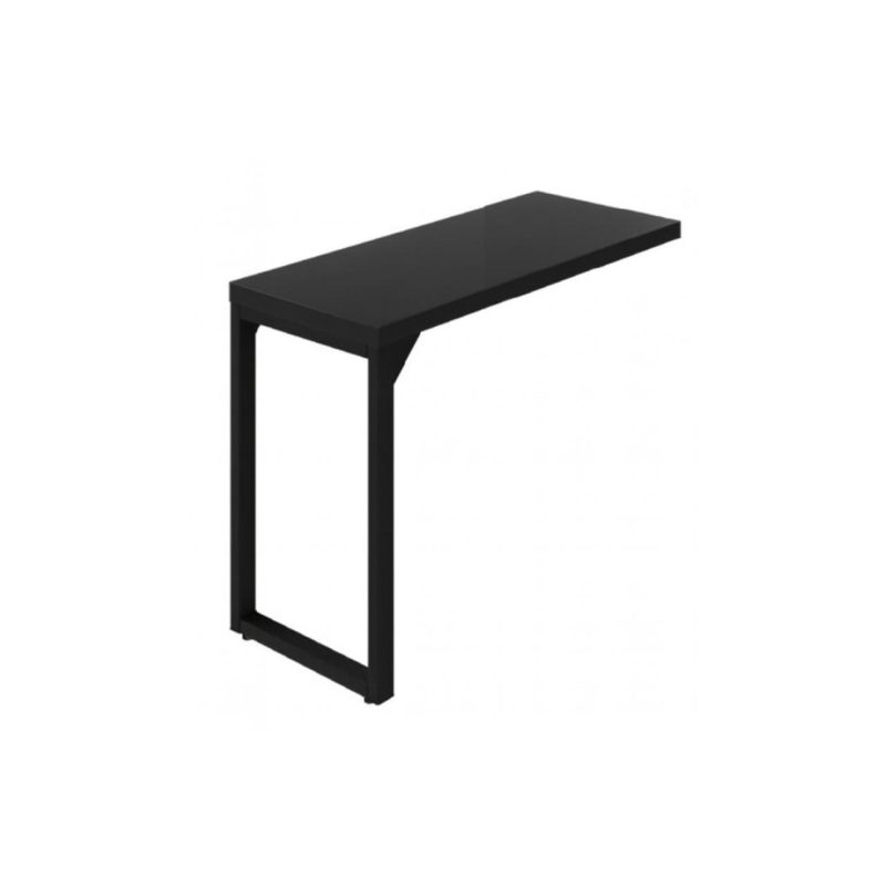 Mesa AUX PÉ QUADRO – 0,90×0,45m – PRETO/PRETO – 26004 CADEIRAS RENOVA 2