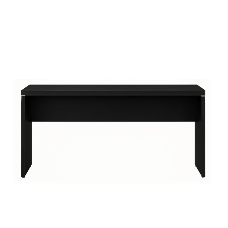 Mesa Escritório 1,20×0,60m – S/ Gavetas – PRETO/PRETO – 26005 CADEIRAS RENOVA 3