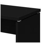 Mesa Escritório 1,50×0,60m – S/ Gavetas – PRETO/PRETO – 26006 CADEIRAS RENOVA 14