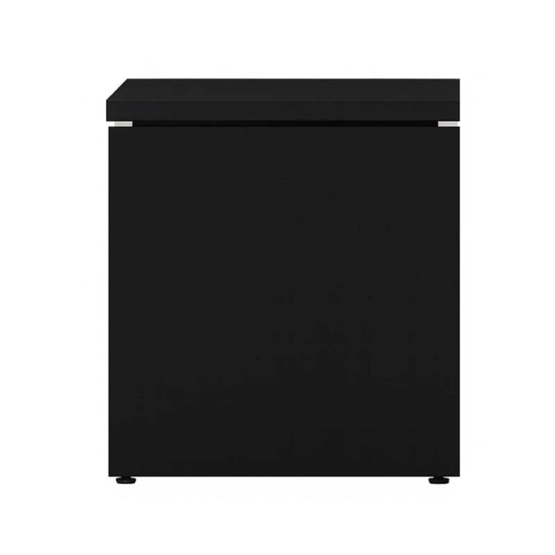 Mesa Escritório 1,70×0,70m – S/ Gavetas – PRETO/PRETO – 26007 CADEIRAS RENOVA 3