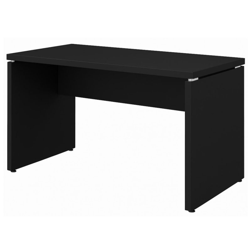 Mesa Escritório 1,70×0,70m – S/ Gavetas – PRETO/PRETO – 26007 CADEIRAS RENOVA 5