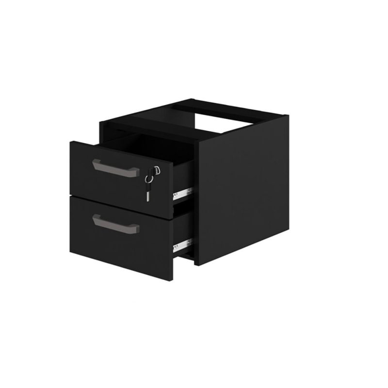 Gaveteiro suspenso – PRETO/PRETO – 26008 CADEIRAS RENOVA 2
