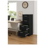 Arquivo de Madeira para Pasta Suspensa com 4 Gavetas – MDP PRETO – 26035 CADEIRAS RENOVA 18