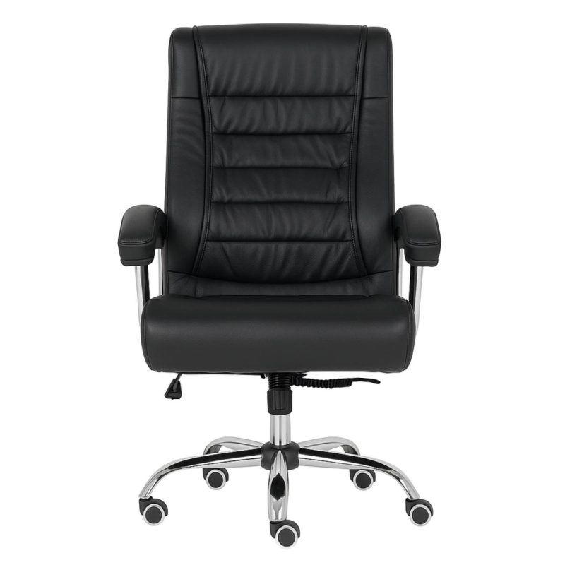 Poltrona LUXO IMPORTADA Concha Dupla Syncron – Couríssimo Preto – 30017 CADEIRAS RENOVA 3