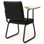 Poltrona Universitária TRIX Estofada com Prancheta Fixa – Corino Preto – 35121 CADEIRAS RENOVA 12